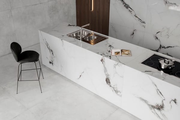 balcão cozinha porcelanato liquido