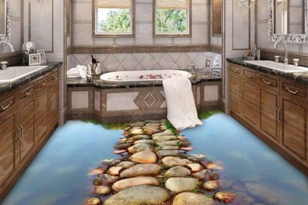 piso banheiro porcelanato liquido