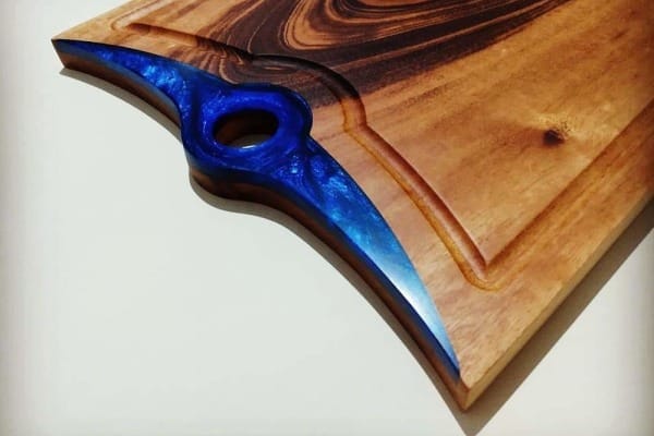 tábua resinada azul