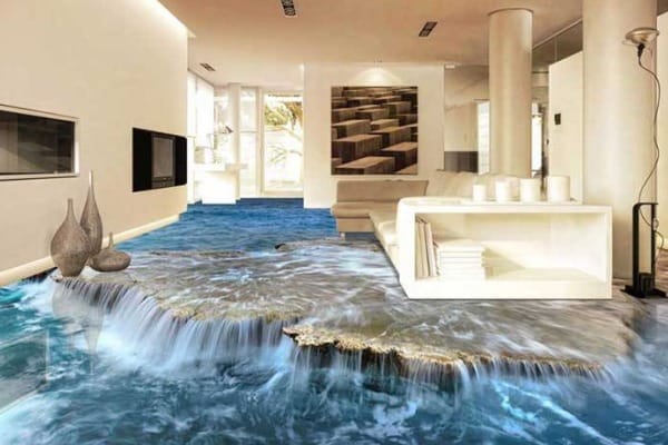 piso com resina liquida