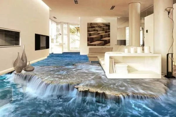 piso com resina liquida